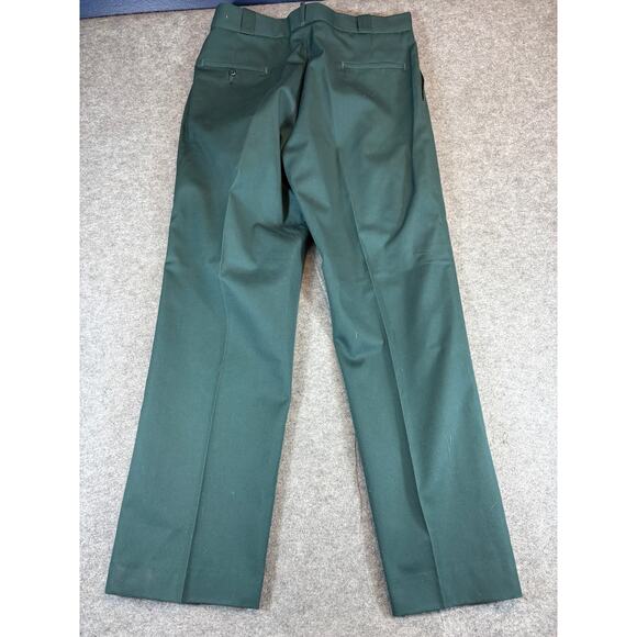 VINTAGE OshKosh B’gosh Best-Prest Pants Mens 36 Green Straight Leg Work Trousers - Picture 6 of 9